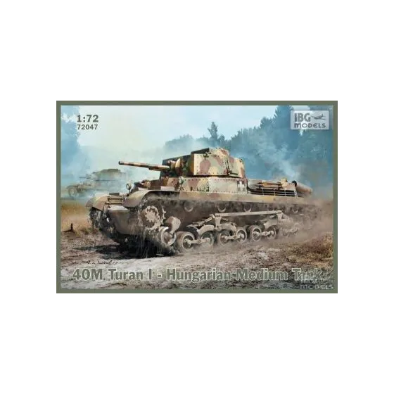 40M Turan I Hungarian Medium Tank No. 72047 skala 1:72 IBG