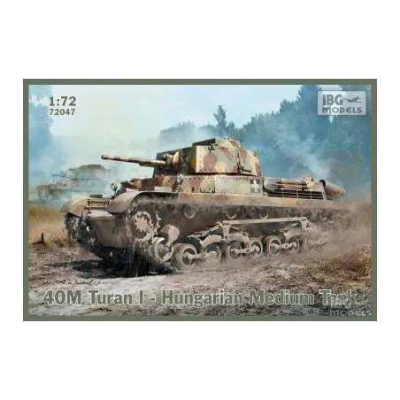 40M Turan I Hungarian Medium Tank No. 72047 skala 1:72 IBG