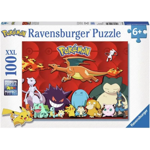 Puzzle 100 elementów XXL Pokemon