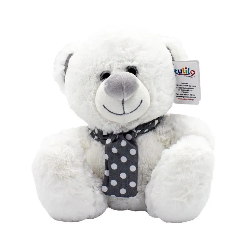 Maskotka Srebrna kolekcja Miś biały 25 cm