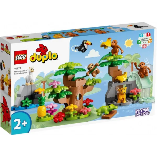 Klocki DUPLO 10973 Dzikie zwierzęta Ameryki Południowej