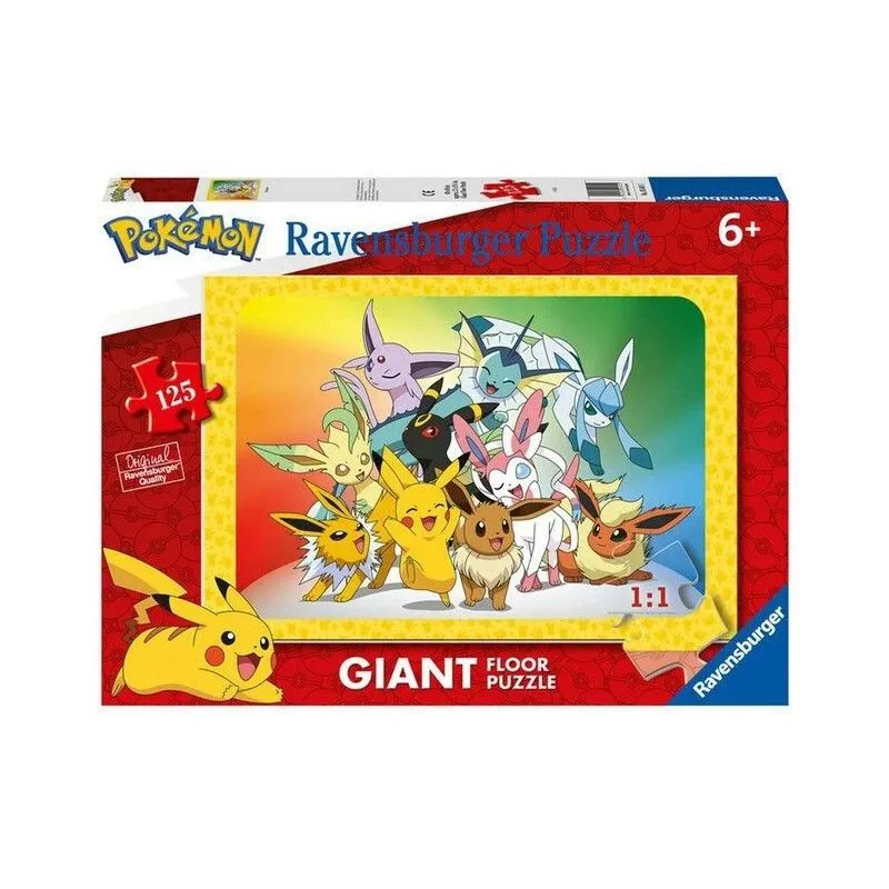 Puzzle 125 elementów Gigant Pokemon