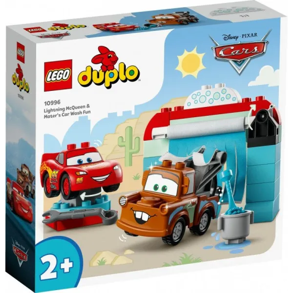 Klocki DUPLO 10996 Disney and Pixars Cars Zygzak McQueen i Złomek - myjnia
