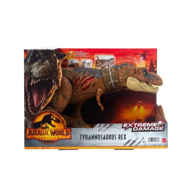 Figurka Jurassic World Extreme Damage, Tyranozaur Rex