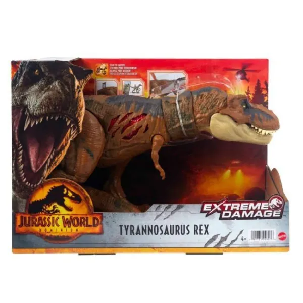 Figurka Jurassic World Extreme Damage, Tyranozaur Rex