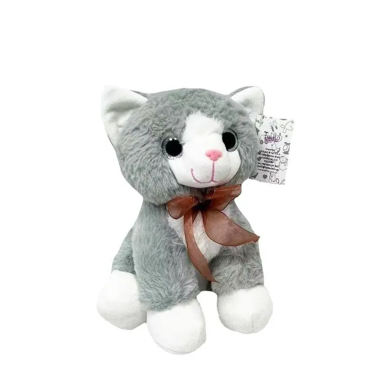 Maskotka Kotek Psotek szary 23 cm