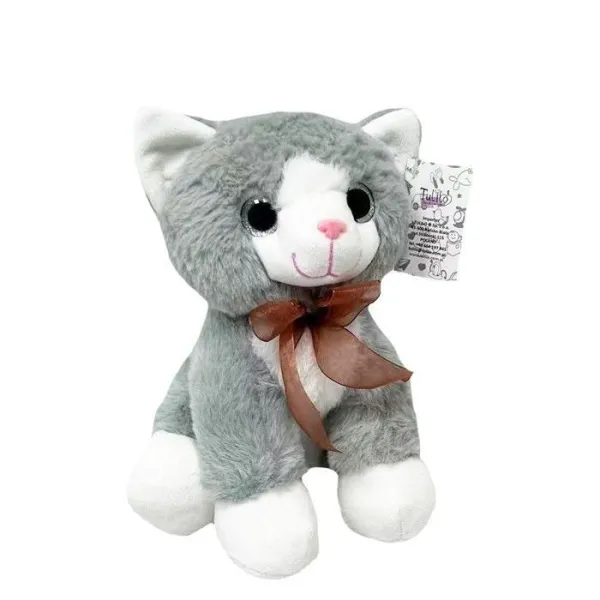 Maskotka Kotek Psotek szary 23 cm