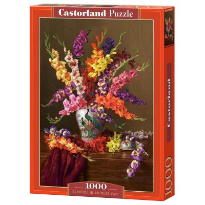 Puzzle 1000 elementów Mieczyki w chińskiej wazie