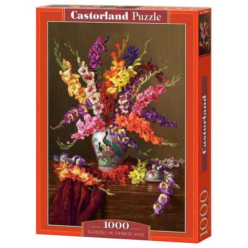 Puzzle 1000 elementów Mieczyki w chińskiej wazie