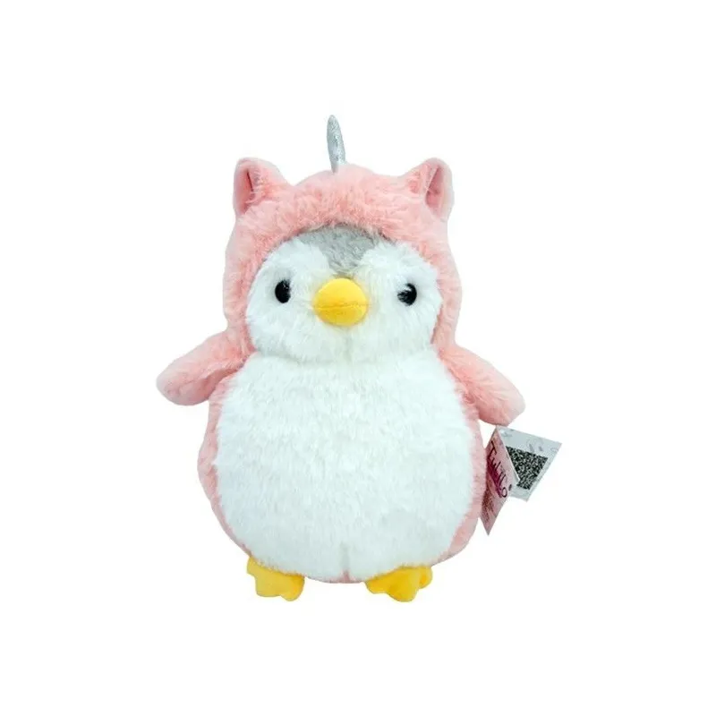 Maskotka Pingwin Romek różowy 20 cm