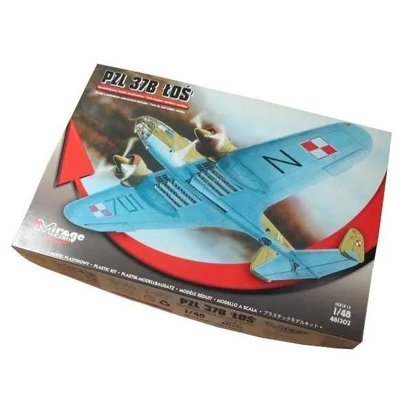 Model plastikowy PZL 37B Łoś Samolot Bombowy