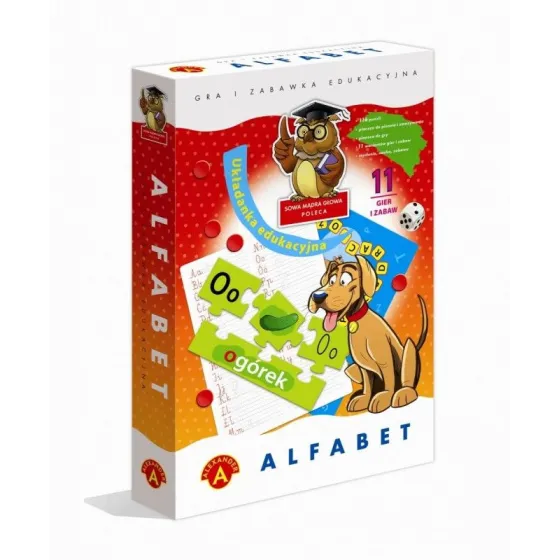 Układanka edukacyjna, Alfabet