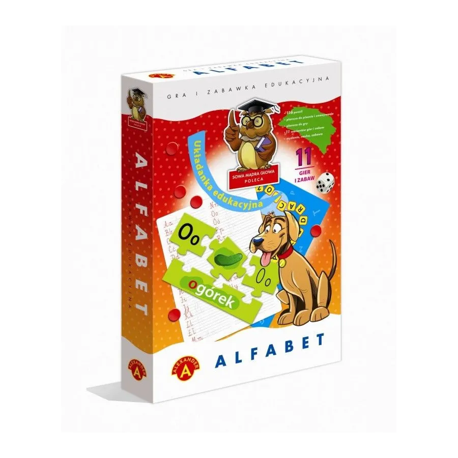 Układanka edukacyjna, Alfabet