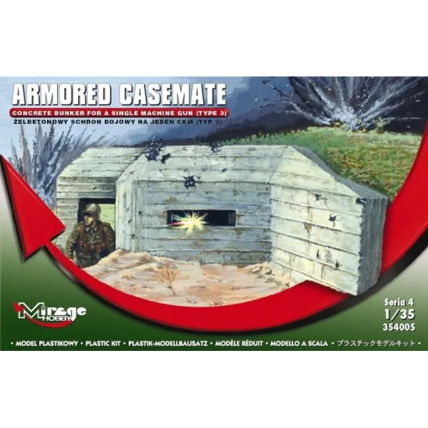 Model plastikowy Schron bojowy