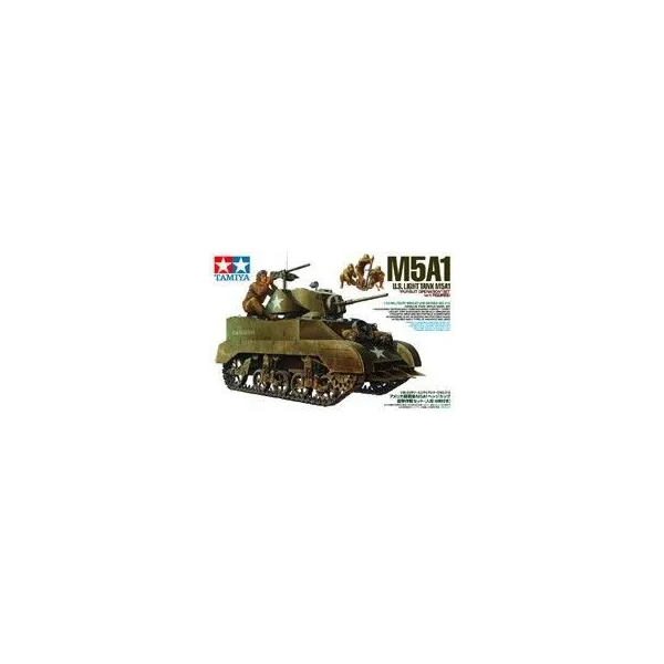 U.S. Light Tank M5A1 "Pursuit Operation" Set (w/4 Figures)