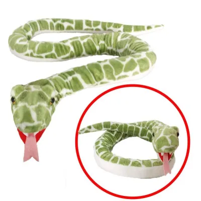 Pluszak ZOO Wąż zielony 142 cm