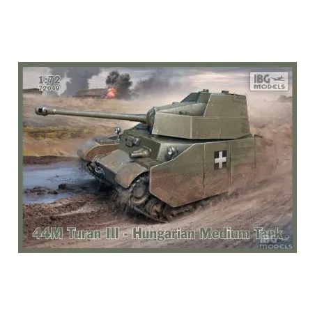 44M Turan III Hungarian Medium Tank No. 72049 skala 1:72 IBG