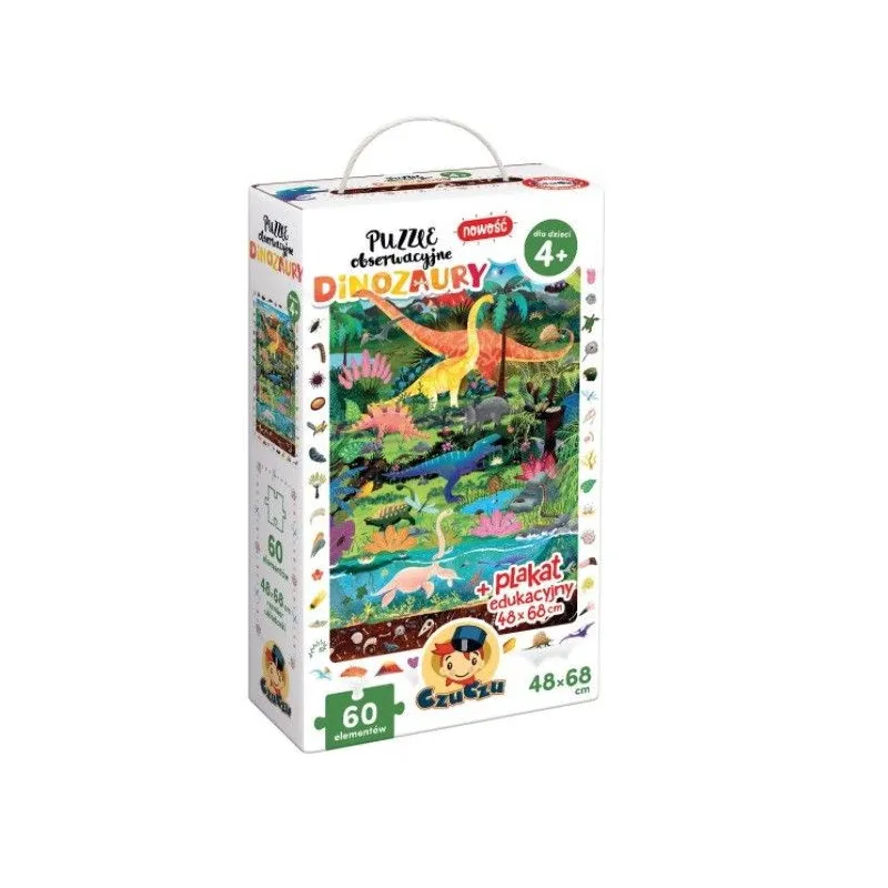 Puzzle obserwacyjne Dinozaury