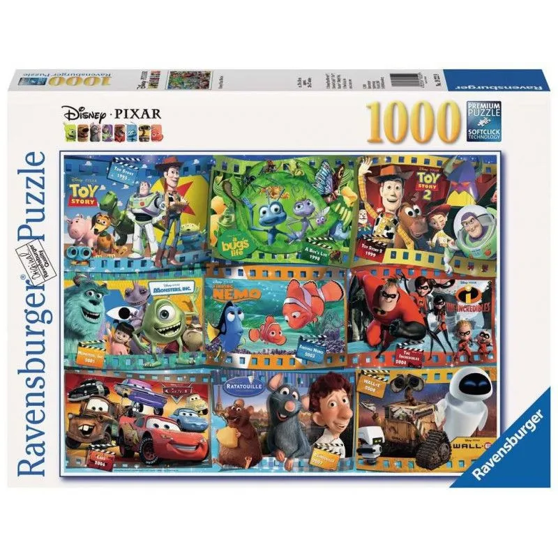 Puzzle 1000 elementów Filmy Disney Pixar