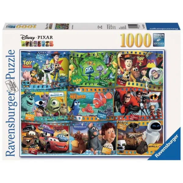 Puzzle 1000 elementów Filmy Disney Pixar