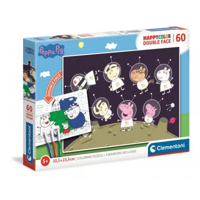 Puzzle 60 elementów Świnka Peppa