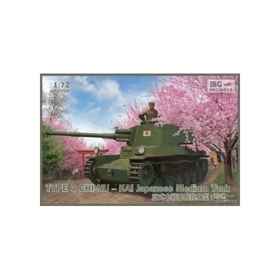 Type 3 Chi-Nu - Kai Japanese Medium Tank No. 72058 skala 1:72 IBG