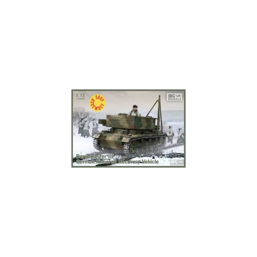 Bergepanzer III German Armored Recovery Vehicle No. 72059 skala 1:72 IBG