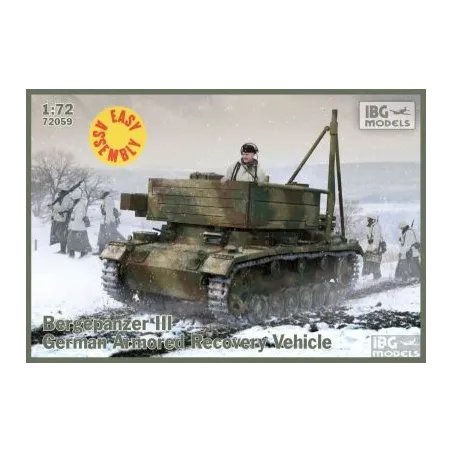 Bergepanzer III German Armored Recovery Vehicle No. 72059 skala 1:72 IBG