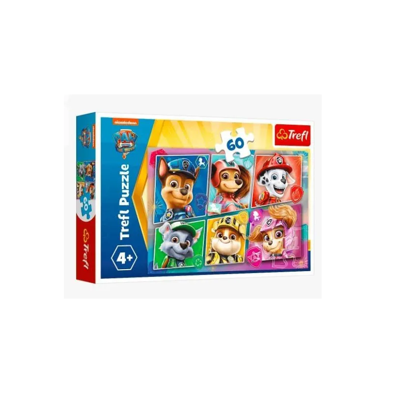 Puzzle Przyjaciele gotowi do akcji Psi Patrol 60 elementów