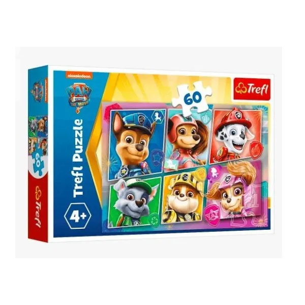 Puzzle Przyjaciele gotowi do akcji Psi Patrol 60 elementów