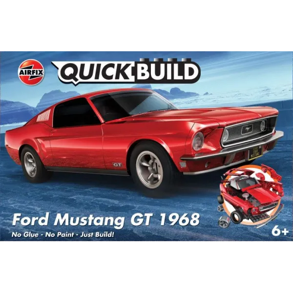 Model plastikowy Quickbuild Ford Mustang GT 1968