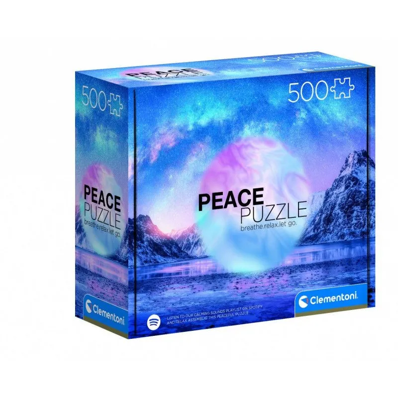 Puzzle 500 elementów Peace Collection Light Blue