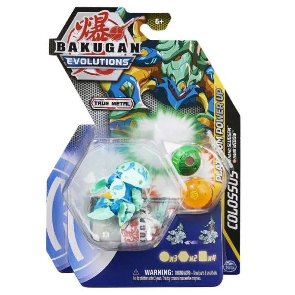 Figurka Bakugan Evolutions Ekstra Moc Kula + nanogans Pack 4