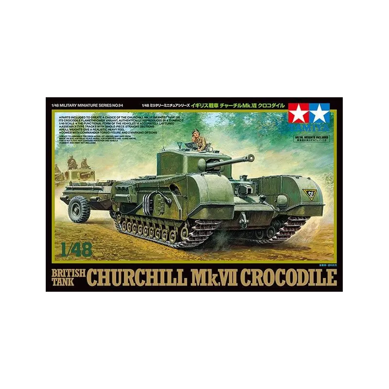 Model do sklejania British Churchill Mk.VII Crocodile 1/48