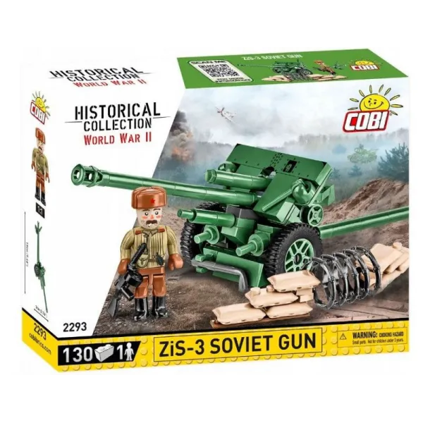 Klocki ZiS-3 76 mm Divisional Gun M1942