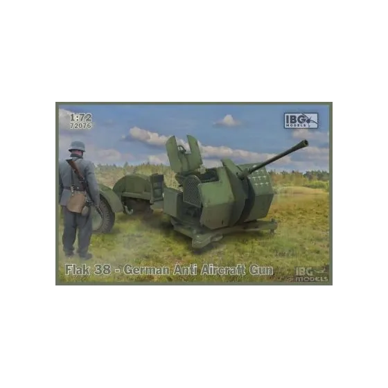 Flak 38 German Anti Aircraft Gun No. 72076 skala 1:72 IBG