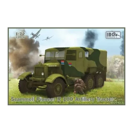 Scammell Pioneer R 100 Artillery Tractor No. 72078 skala 1:72 IBG