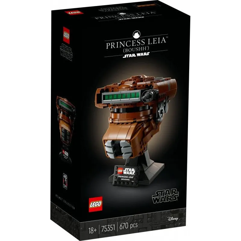 Klocki Star Wars 75351 Hełm księżniczki Lei