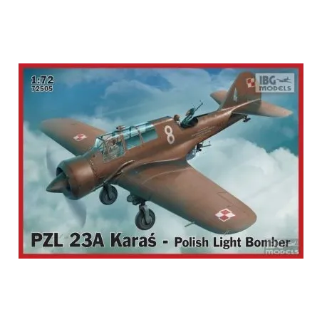 PZL 23A Karaś Polish Light Bomber No. 72505 skala 1:72 IBG