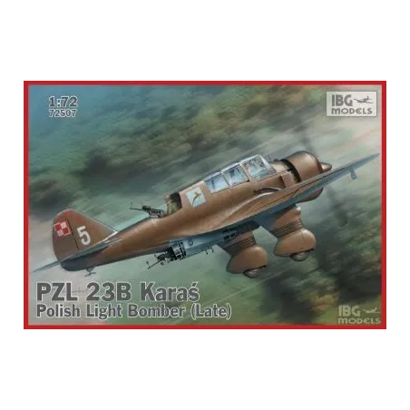 PZL 23B Karaś (Late) Polish Light Bomber No. 72507 skala 1:72 IBG