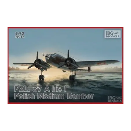 PZL. 37 A bis I No. 72512 skala 1:72 IBG