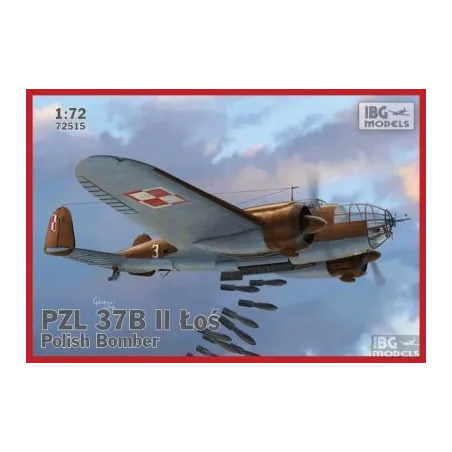 PZL 37B II Łoś No. 72515 skala 1:72 IBG