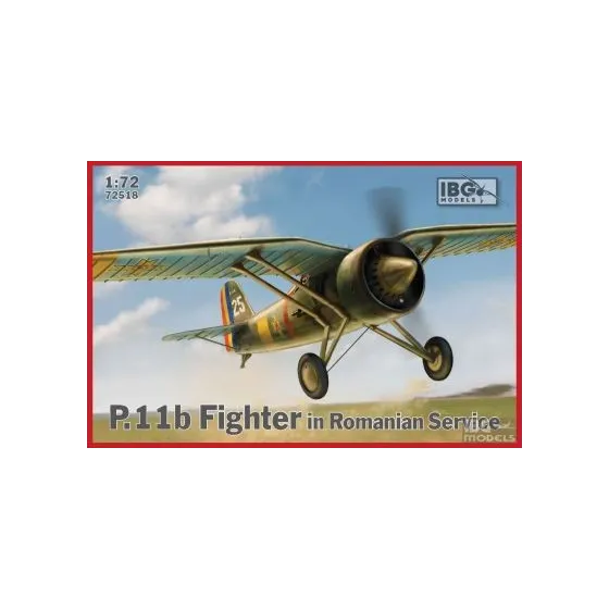 PZL P.11b Fighter in Romanian Service No. 72518 skala 1:72 IBG