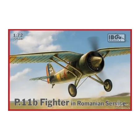 PZL P.11b Fighter in Romanian Service No. 72518 skala 1:72 IBG