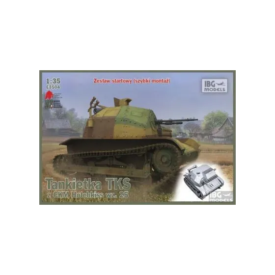 TKS Polish Light Reconnaissance Tank No. E3504 skala 1:35 IBG