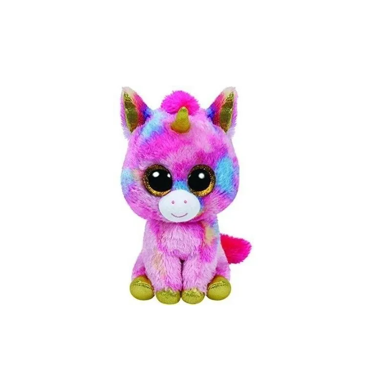 Maskotka Kolorowy jednorożec TY Beanie Boos Fantasia 15 cm