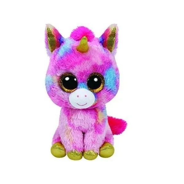 Maskotka Kolorowy jednorożec TY Beanie Boos Fantasia 15 cm