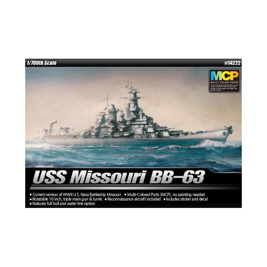 BB-63 USS Missouri 1/700