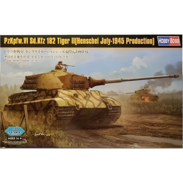 Model do sklejania PzKpfw VI Sdkfz 182 Tiger II Henschel