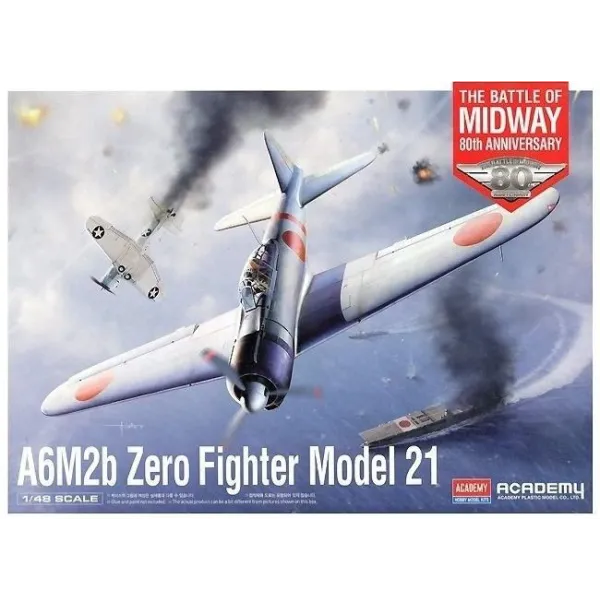 Model plastikowy Samolot A6M2B Zero Fighter 21 1/48